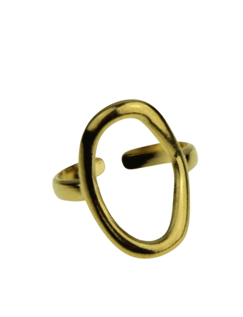 Cecilia | enkel blank justerbar fingerring