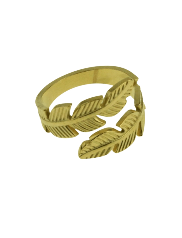 Celina | massiv 18K belagt bred fingerring